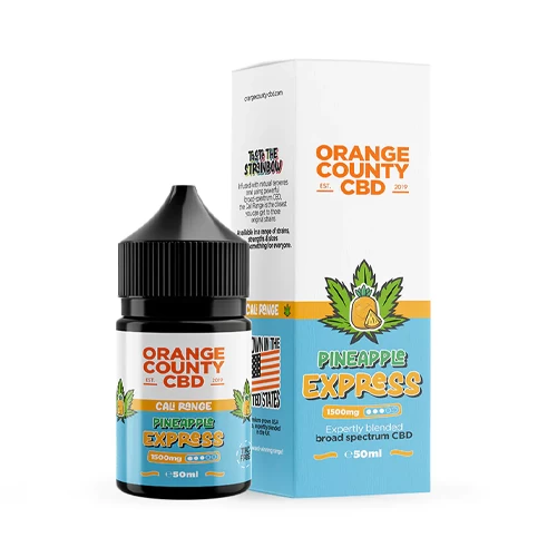 Pineapple Express CBD E Liquid By Orange County 50ml 1500mg